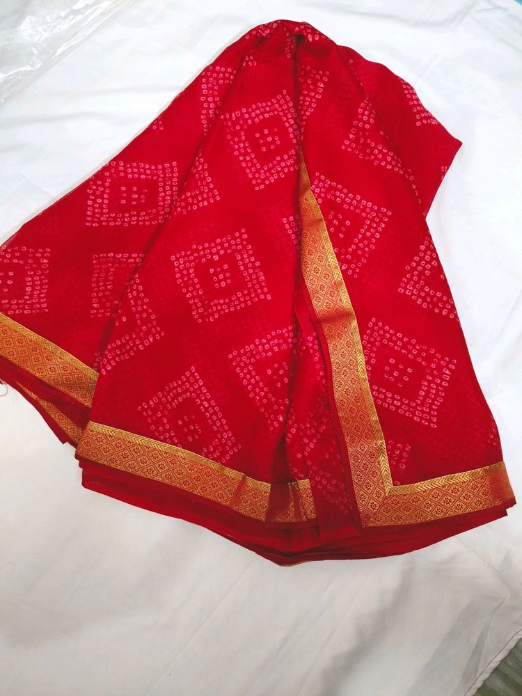 Beautiful Red Saree