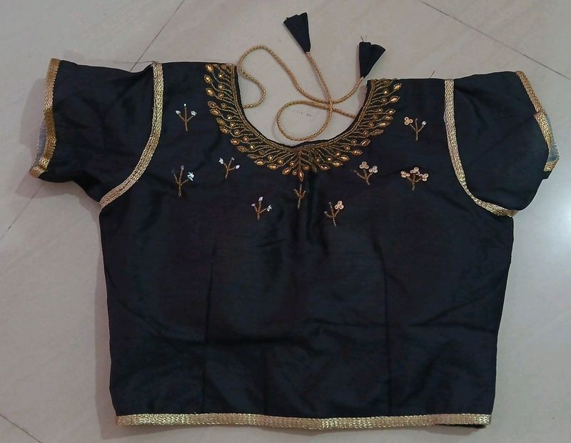 Black Designed Blouse