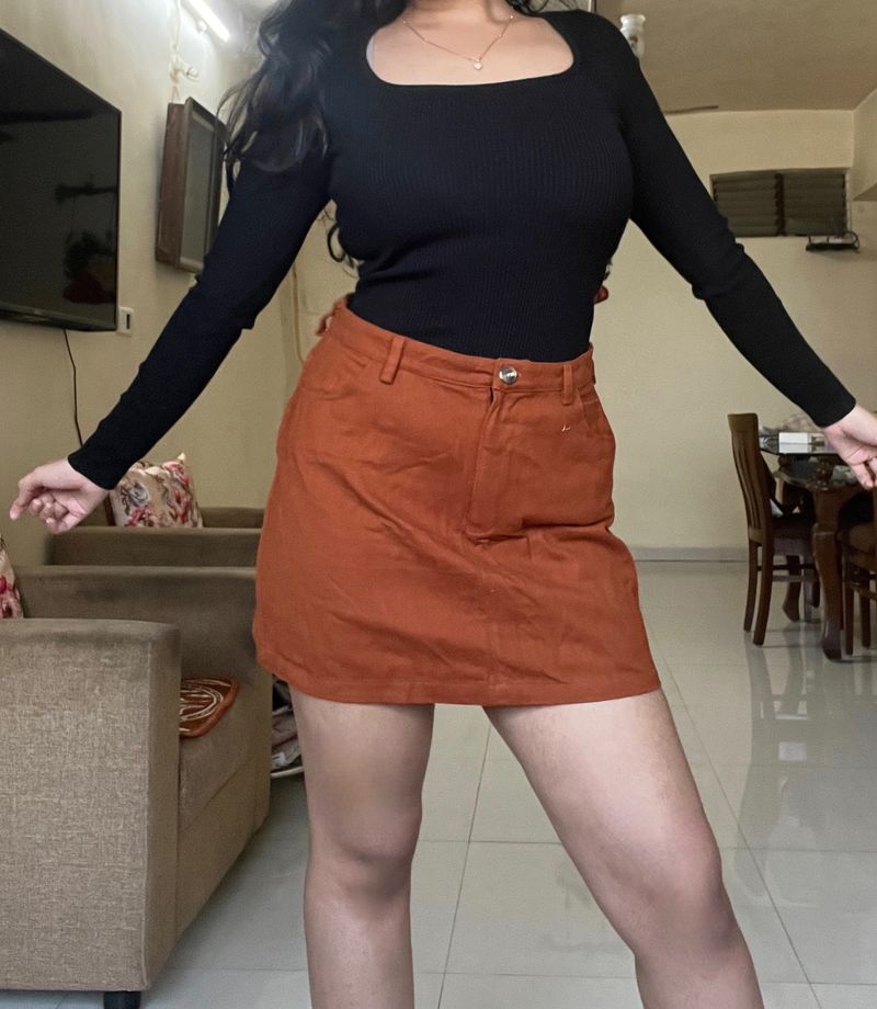 Brown Skirt