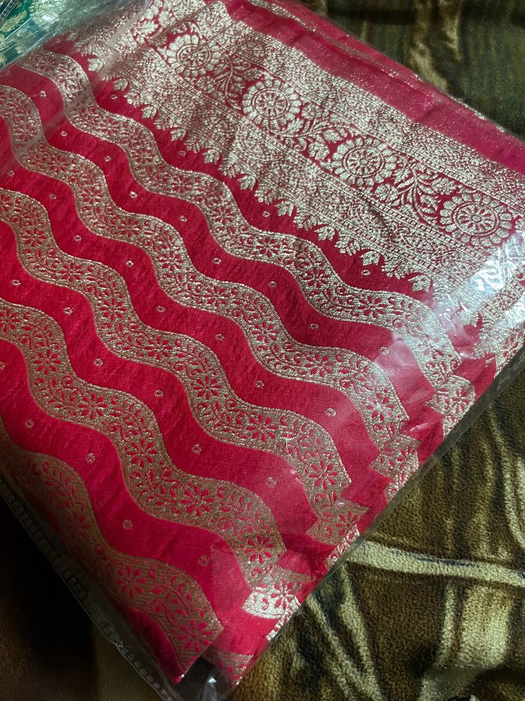 Totally New Saree With stich Blouse