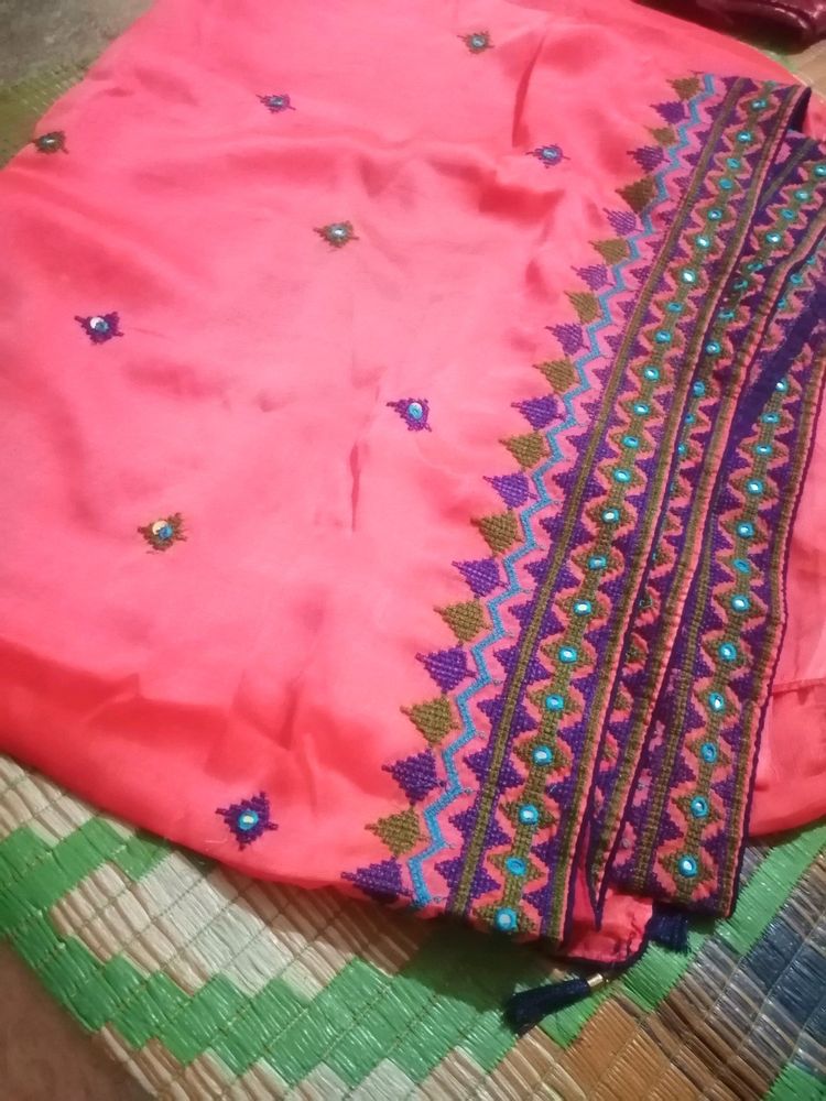 Pink Saree