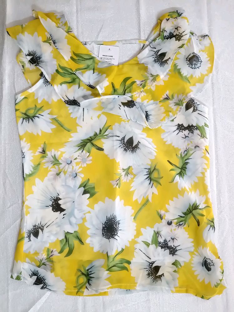 Floral Print Vintage Top