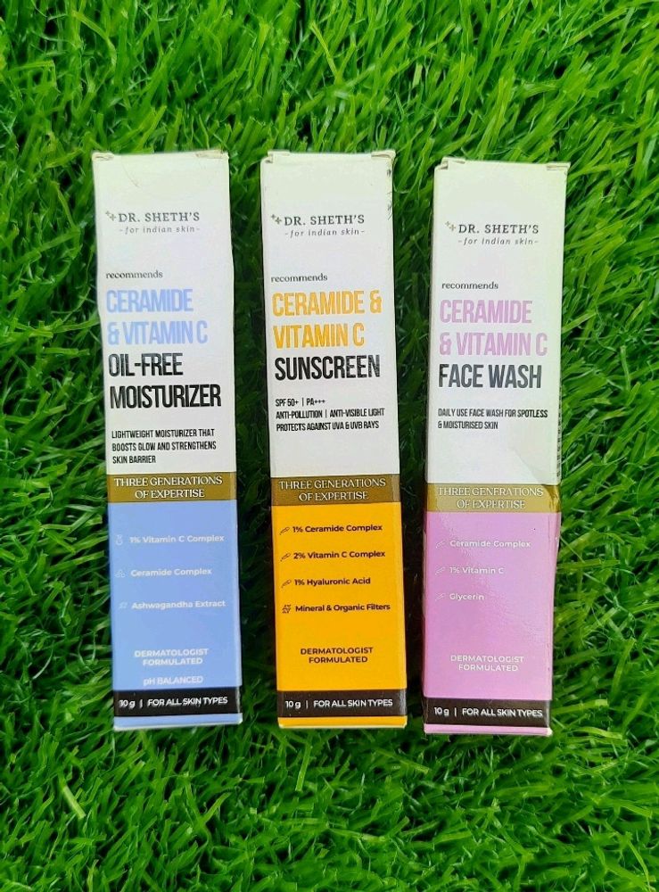 Dr.sheth's Moisturize,sunscreen And Facewash