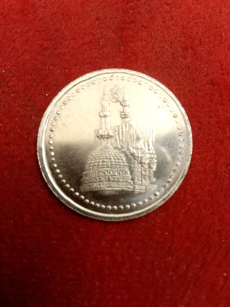 ANTIC SILVER PLATED COIN