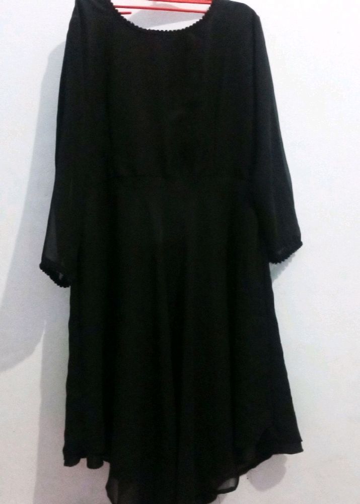 Up & Down Black Colour Kurta