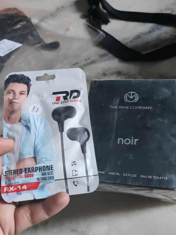 THE MAN COMPANY PERFUME  NOIR + FREE EARPHONE