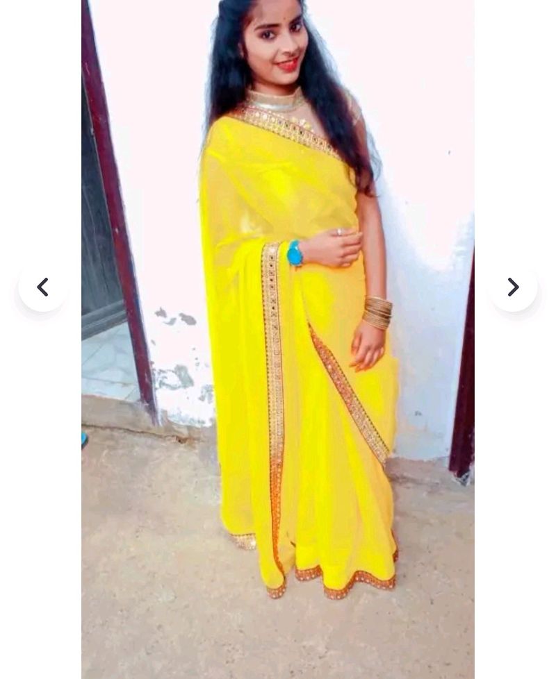 Yellow Saree