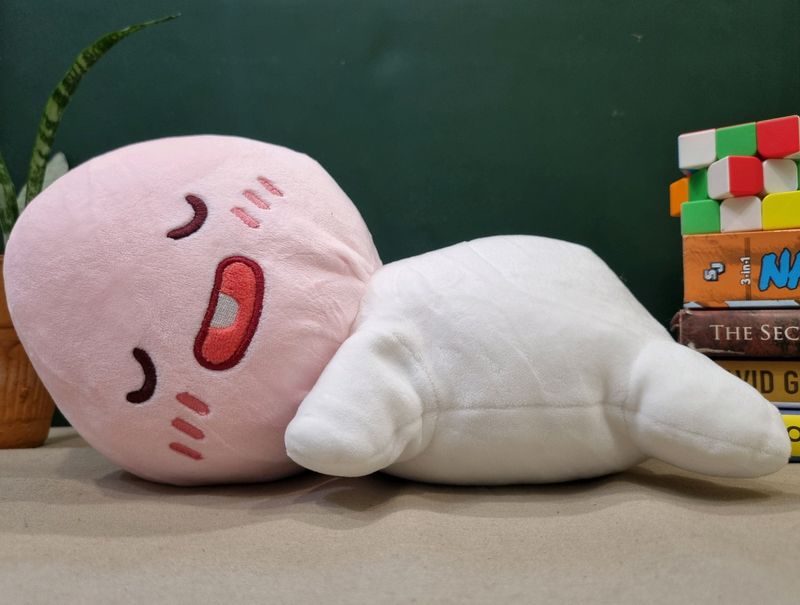 Kakao Friends Apeach Sleeping Pillow Plush Doll