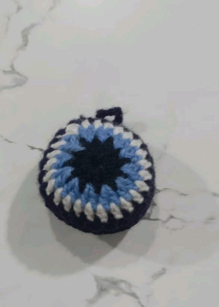 #crochet #evileye #keyring