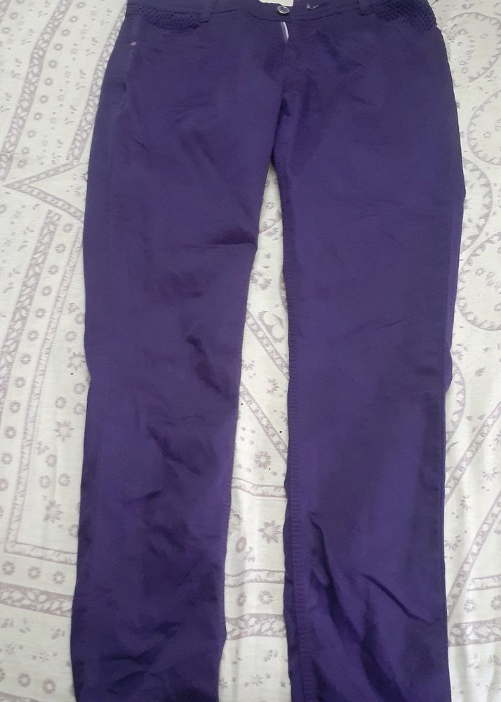 Purple Jeggings Jeans