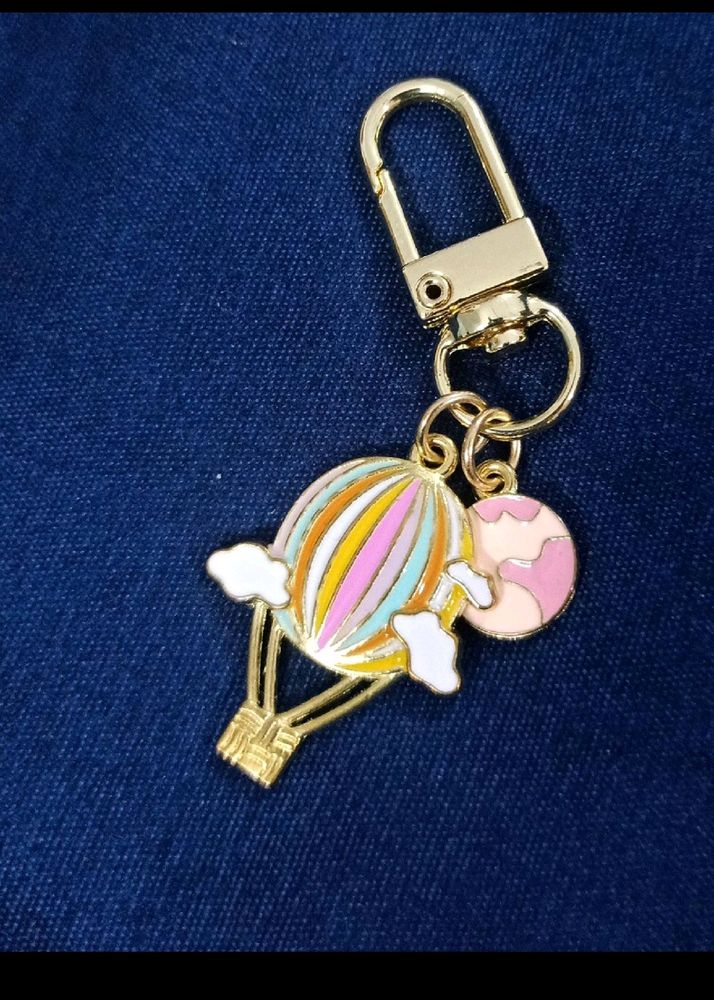 Hot Air Balloon Keychain