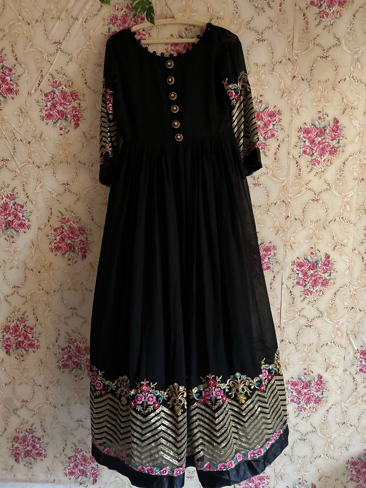 Black Ethnic Gown