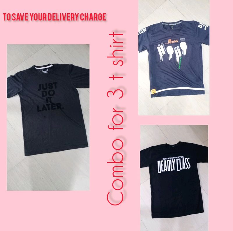 New 3 Tshirts Combo For Women