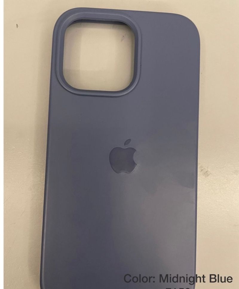 iPhone 12 Pro Silicon Cover - Midnight Blue