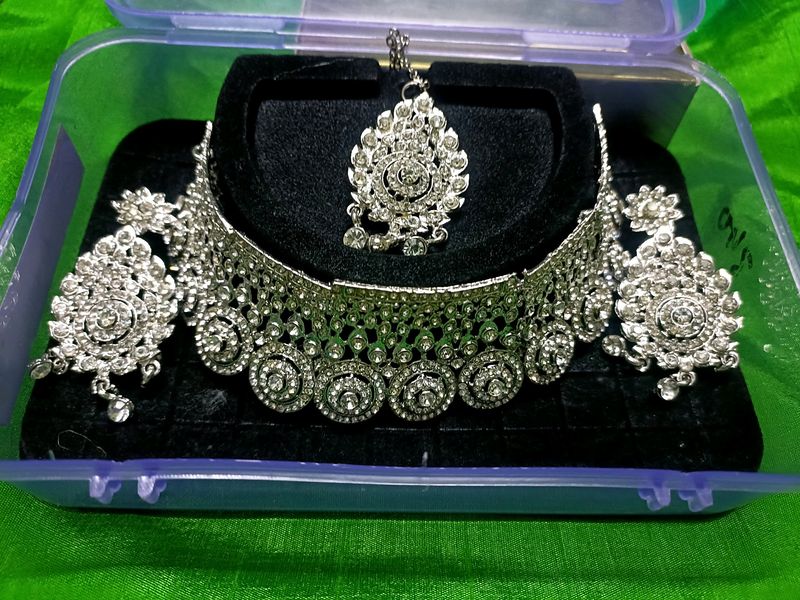 Silver Jewellery Set For Women