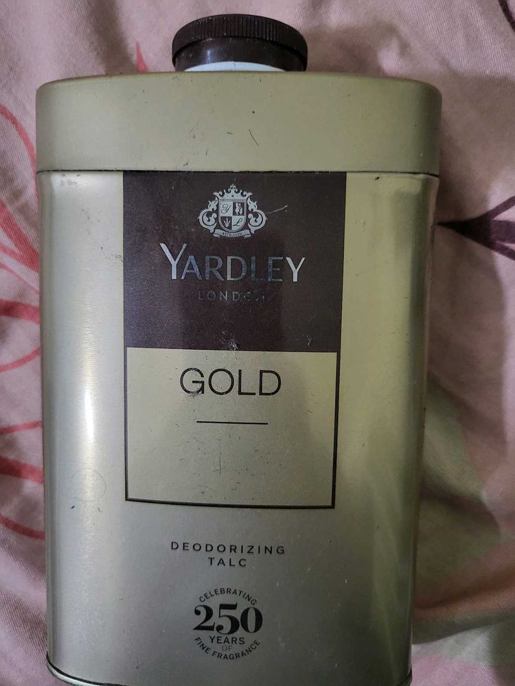 New Yardley GOLD TALCUM powder