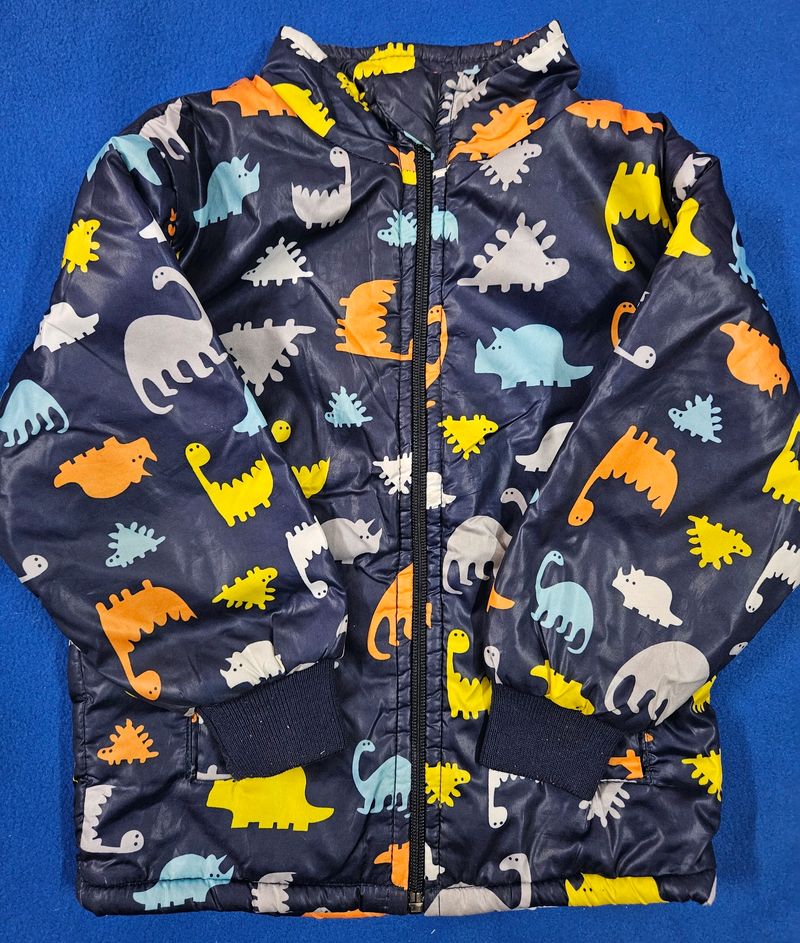 Dinosaurs 🦖 🦕 Printed Fleeced Jacket For Kids