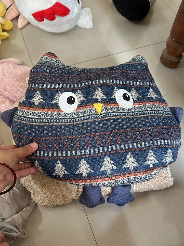 Cute Owl Pillow Soft Toy