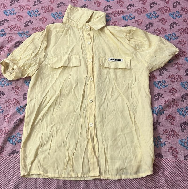 Yello Shirt For Women Size L