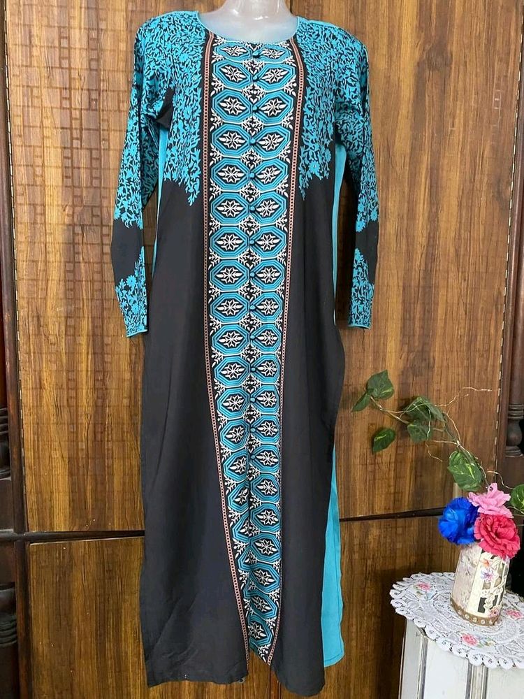 Digital Printed Crepe Kurta