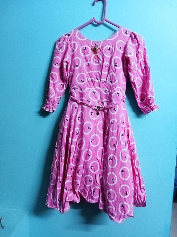 Cotton Silk Girl Frock