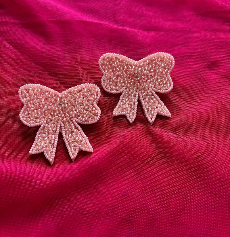 Handmade Bow Earrings