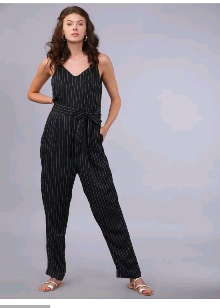 Tokyo Talkies Black/White Jumpsuit