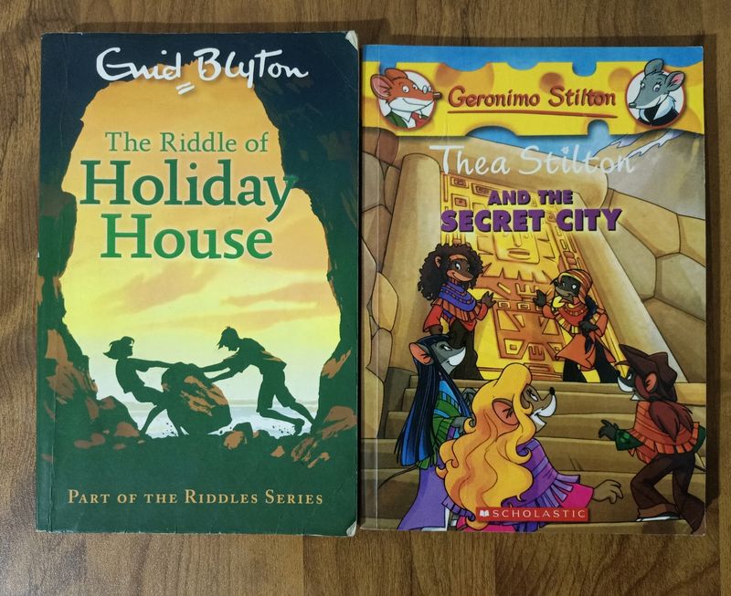 The Riddle Of Holiday House & Geronimo Stilton Thea Stilton And The Secret City