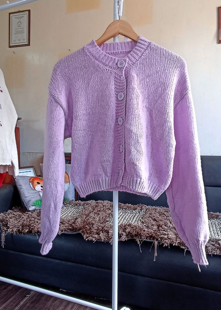 Lavender Knit Sweater