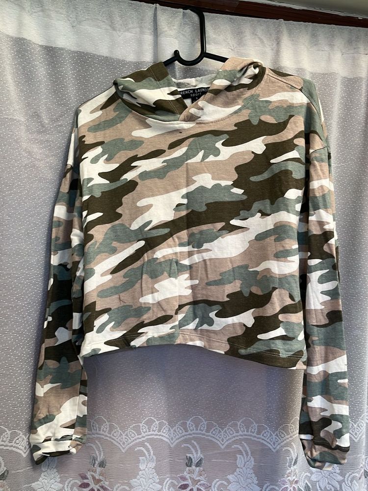 Camo Print Hood