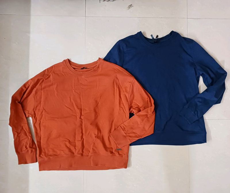 Combo Of 2 Thin Unisex Sweatshirts