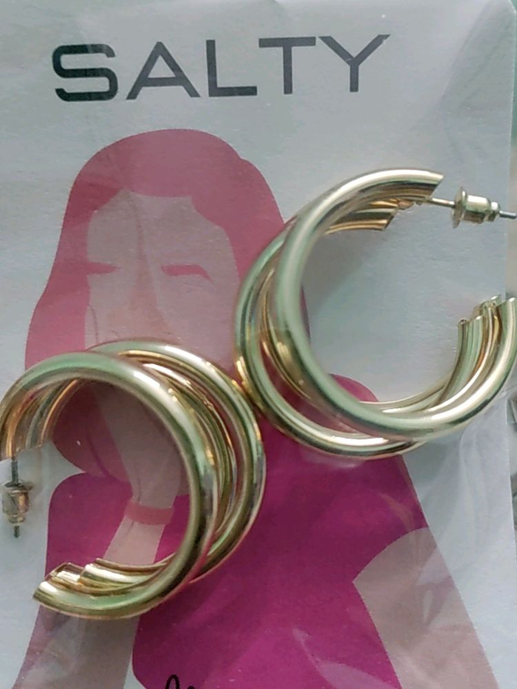 Korean Layer Quirky Hoop Earrings