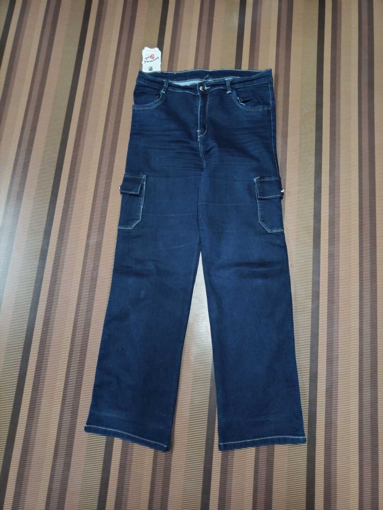 DG-1Size-32 cargo Straight Women Denim Jeans