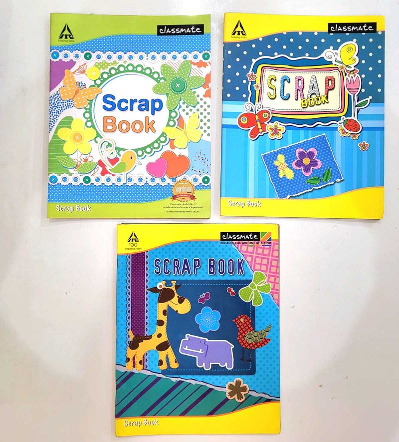 Children Scrap Book Combo Of 3