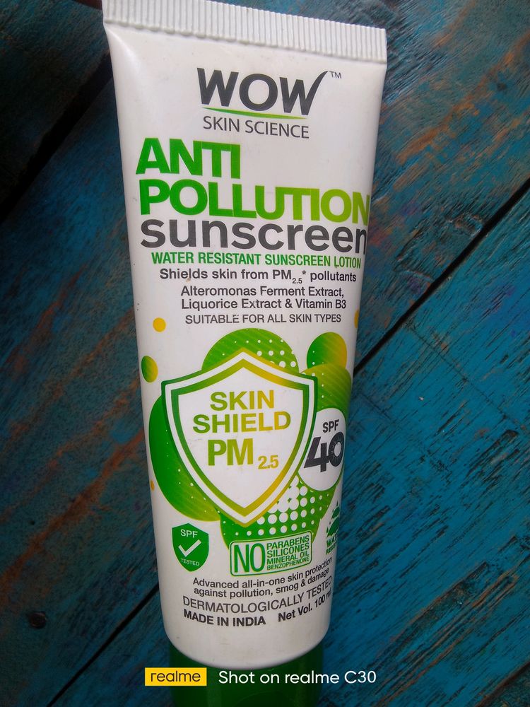 Wow Anti Palution Sunscreen