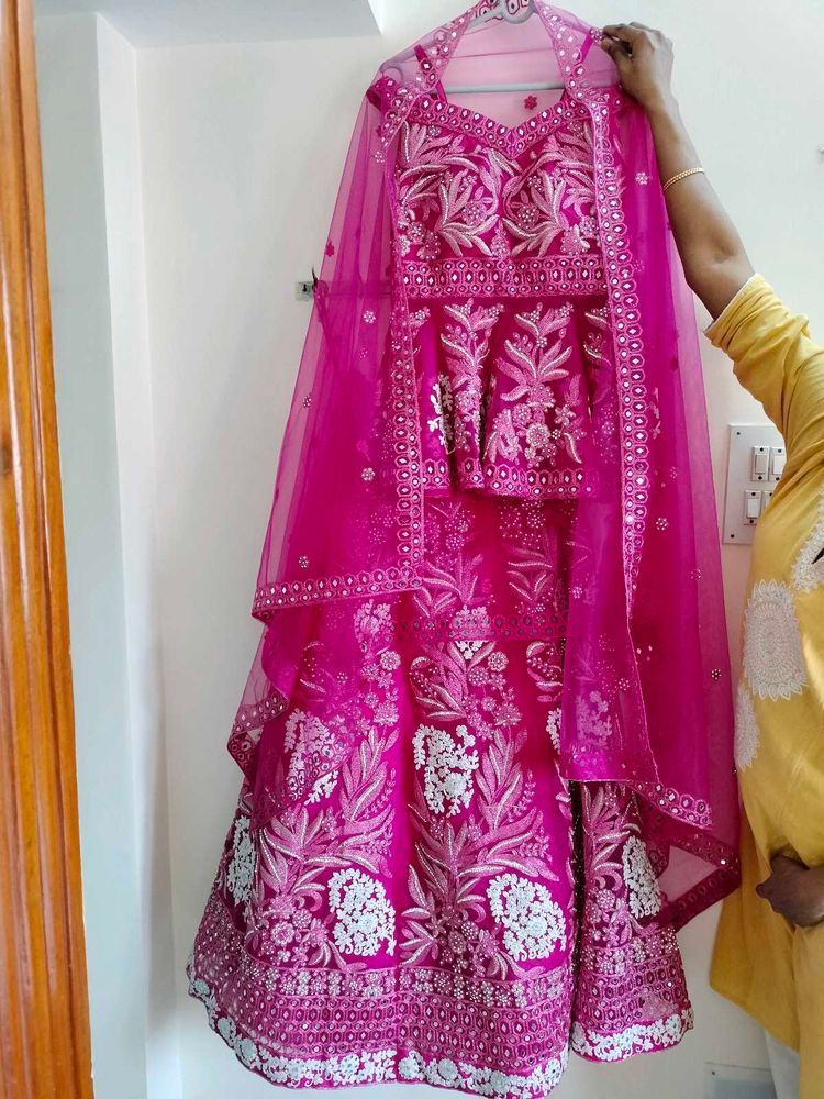 Pink Bridal Lehenga