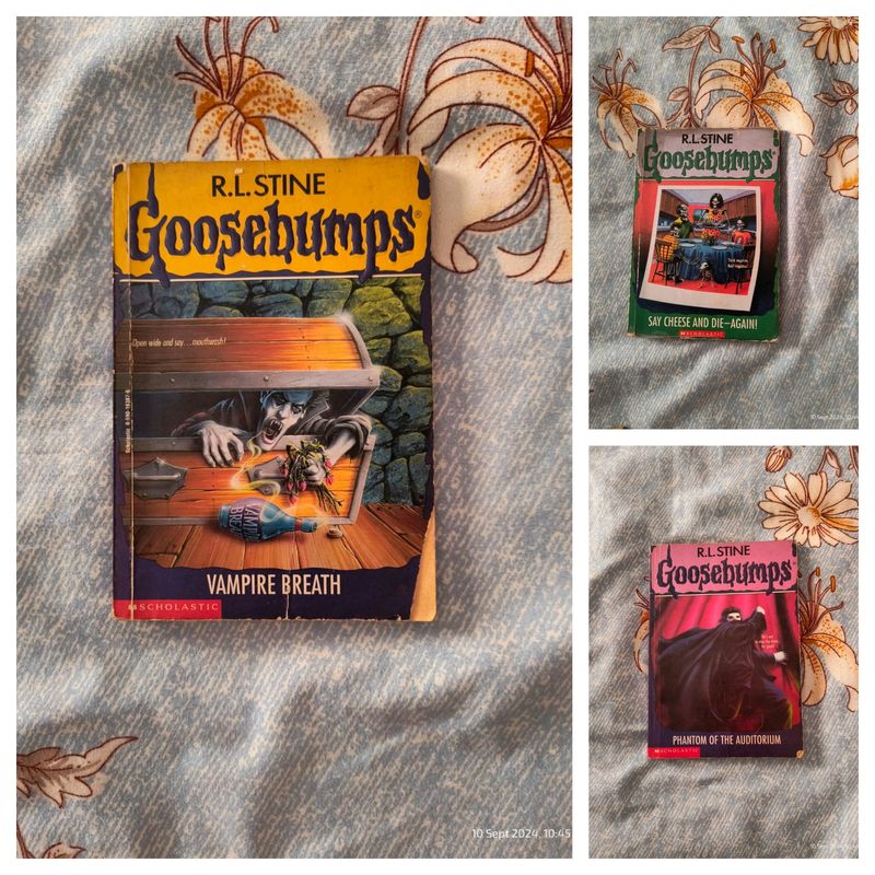 GOOSEBUMPS NOVEL (SET OF 3)