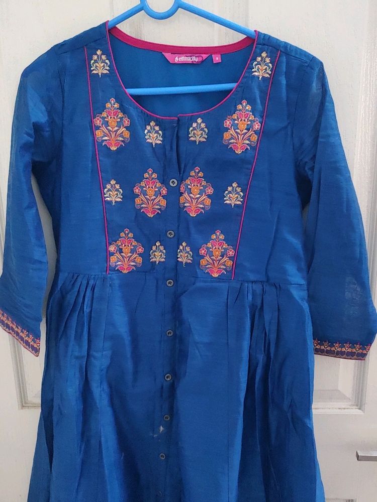 Style Meets Comfort - Ethnicity Blue Anarkali