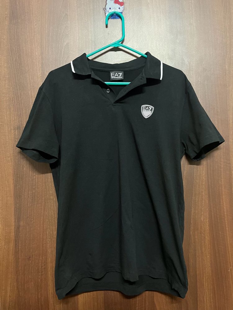 Authentic Armani Polo Black Tshirt