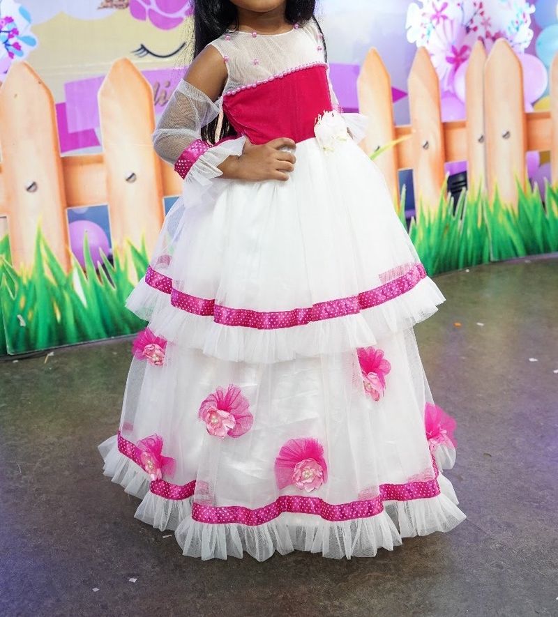 Designer birthday dress for 4-6yrs old girl