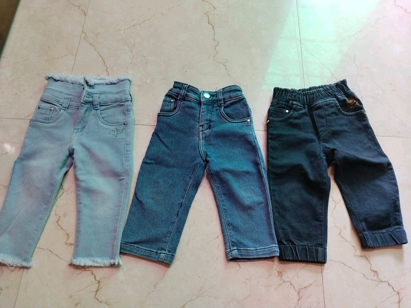 1-2 Years Baby Girl Jeans