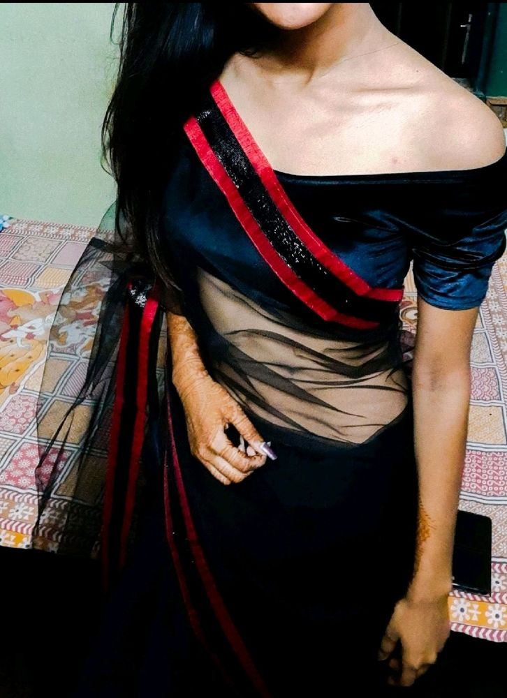 Sexy Net Saree