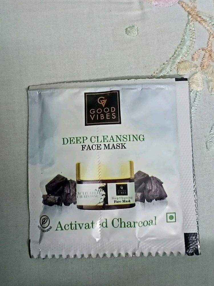 Good Vibes Deep Cleansing Activated Charcoal Face Mask