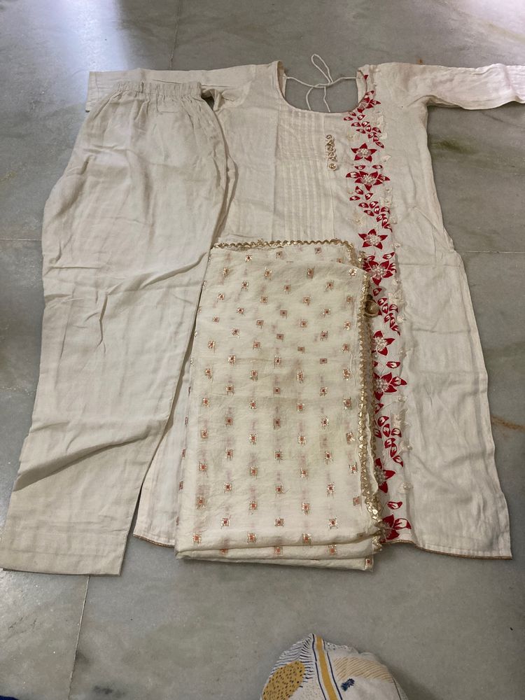 Stitched Suit With Dupatta