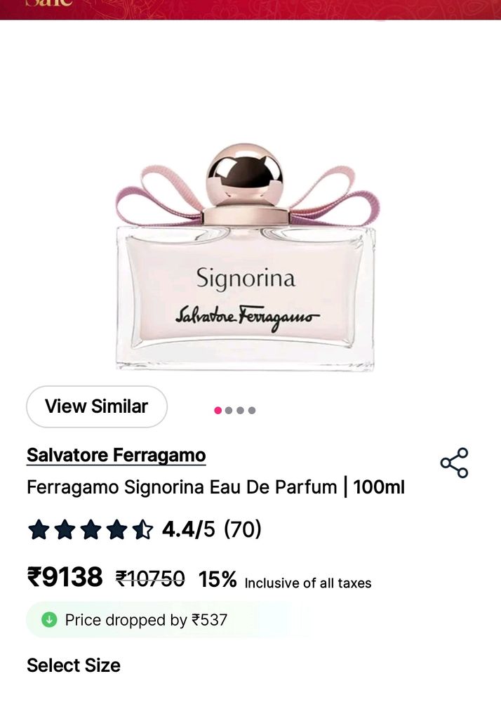 Salvatore Ferragamo Signorina Eau De Perfume