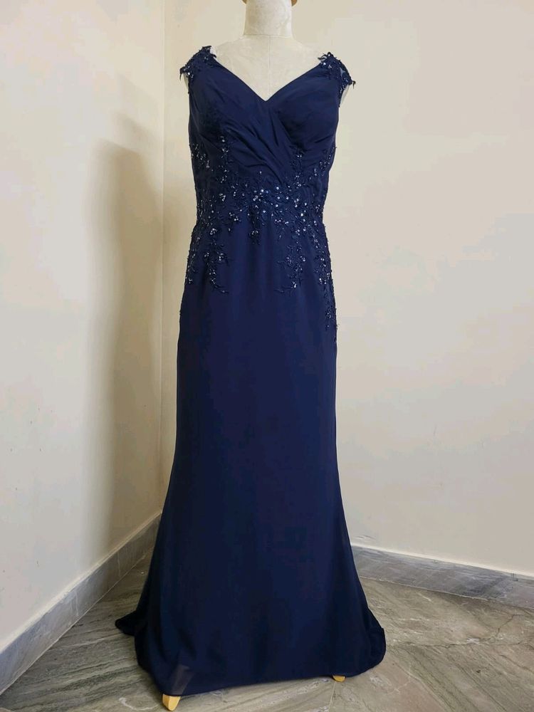 Navy Blue Gown