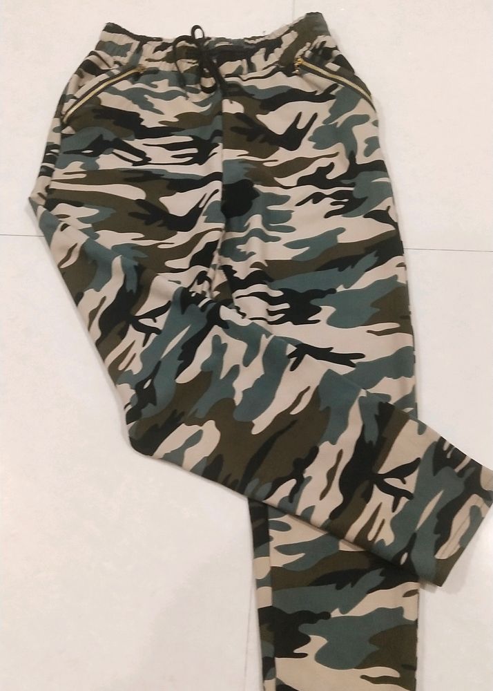 Camouflage Print Very Soft Material Pant For Women