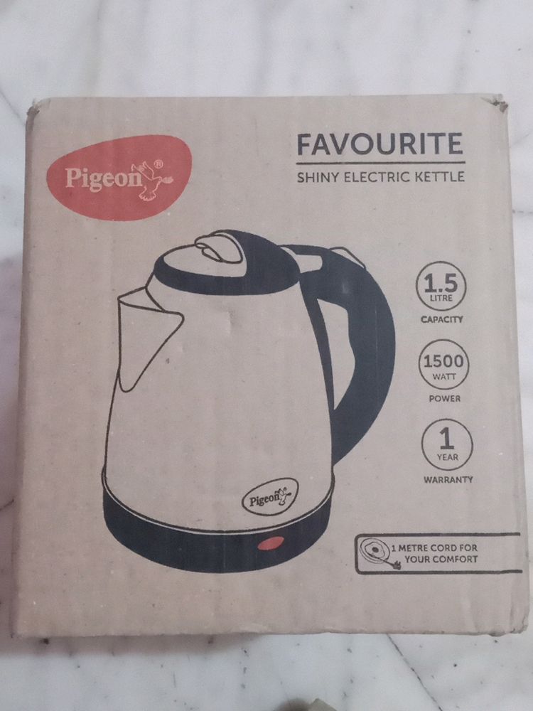 Pigeon Shiny Electric Kettle 1.5Litre 1500W