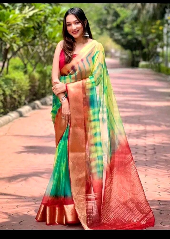 💚♥️Multi Colour Saree