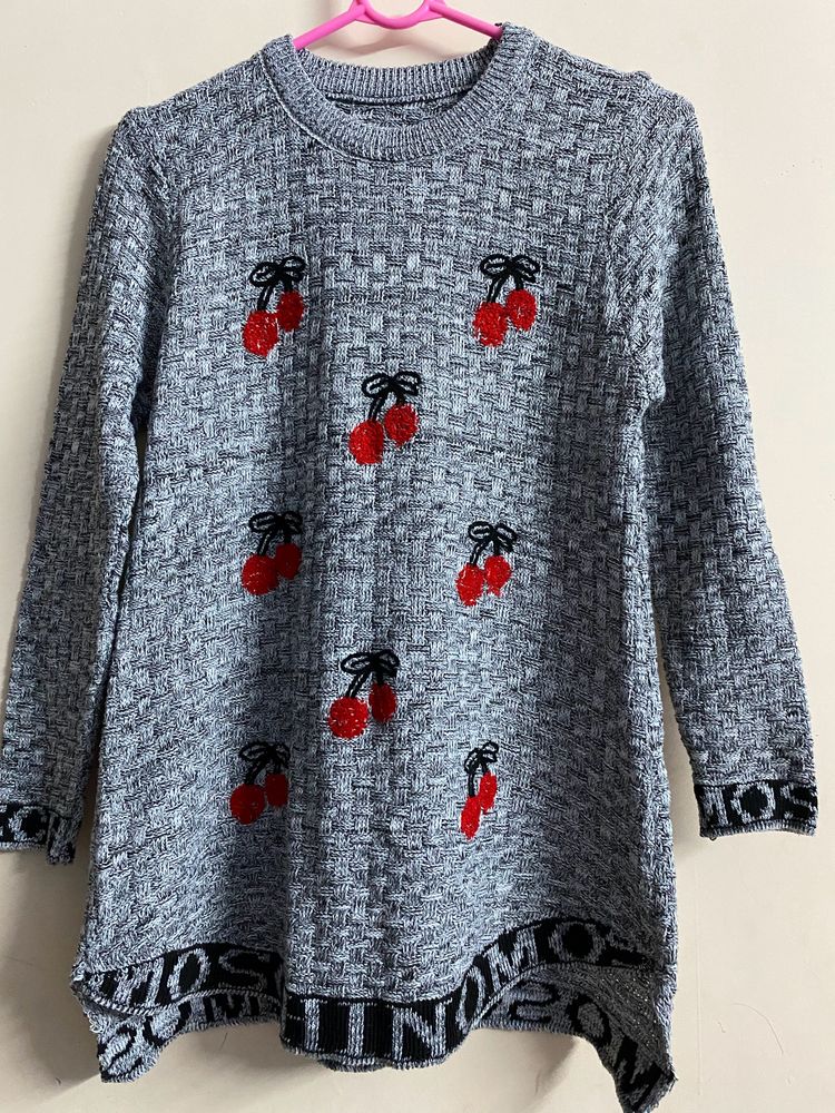 Moschinomos Grey Sweatshirt Women’s